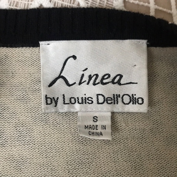 Linea cheetah button down sweater - Picture 4 of 4